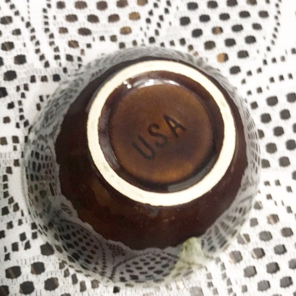 VINTAGE McCoy drip glaze sugar bowl and creamier - Picture 8 of 8